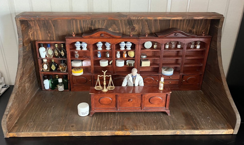 Alt holz spielzeug apotheker - holz,
