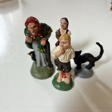 4x Alte Massefiguren Märchen